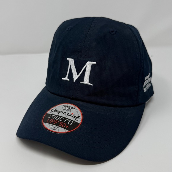 imperial Other - Imperial True Fit Navy Performance Hat Marquis Foundation 20th Annual M Logo